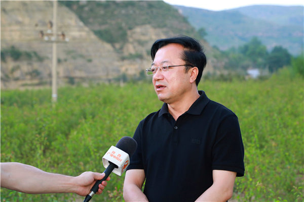 中省媒体采访团到陕西PT电子游戏集团陕北片区沉点项目集中采访 中省媒体采访团到陕西PT电子游戏集团陕北片区沉点项目集中采访