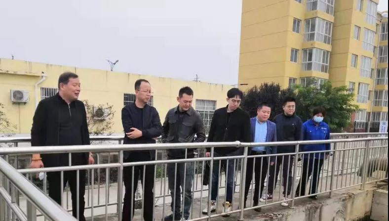 集团公司安全PT电子游戏部到水环境公司大荔污水处置厂查抄安全出产工作