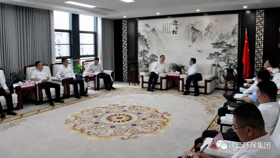 陕西PT电子游戏集团与神木市当局座谈互换
